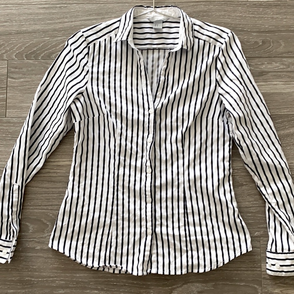 H&M Striped Blouse